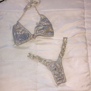 Bedazzled sparkle fashion bikini